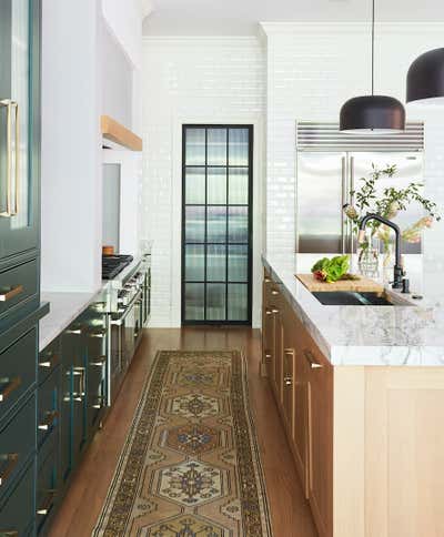  Contemporary Preppy Family Home Kitchen. Rockwell by KitchenLab | Rebekah Zaveloff Interiors.