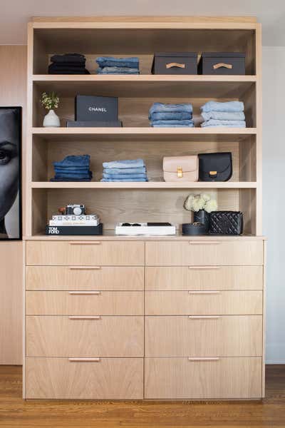  Minimalist Family Home Office and Study. Closet Office by LA Closet Design.