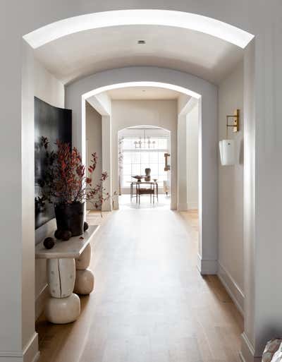  Transitional Family Home Entry and Hall. Natchez Trace by Sean Anderson Design.
