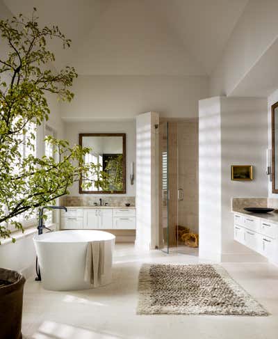  Contemporary Organic Beach House Bathroom. Little Harbor by Sean Anderson Design.