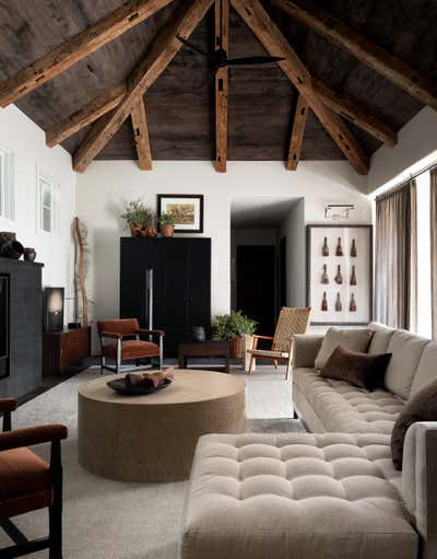  Transitional Beach House Living Room. Little Harbor by Sean Anderson Design.