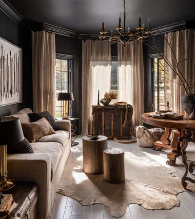  Eclectic Family Home Living Room. Old Creek by Sean Anderson Design.
