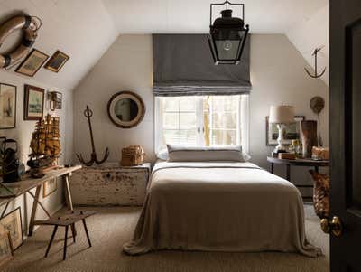  Country Cottage Family Home Bedroom. Old Creek by Sean Anderson Design.