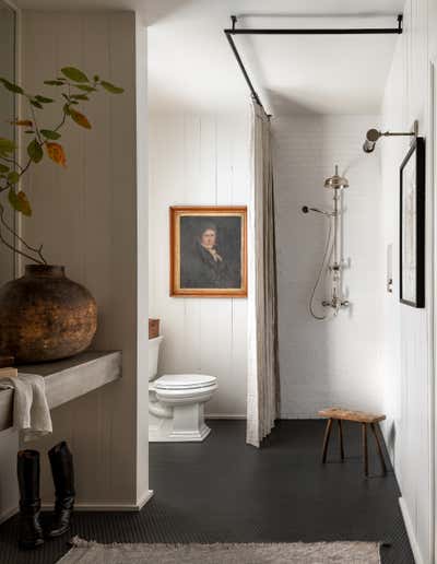  Country Cottage Family Home Bathroom. Old Creek by Sean Anderson Design.