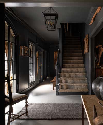  Eclectic Family Home Entry and Hall. Old Creek by Sean Anderson Design.