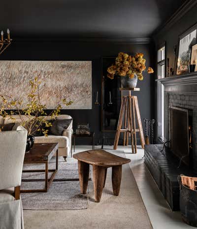  Rustic Family Home Living Room. Old Creek by Sean Anderson Design.