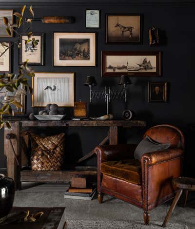  Rustic Living Room. Old Creek by Sean Anderson Design.