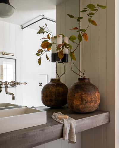  Rustic Cottage Family Home Bathroom. Old Creek by Sean Anderson Design.