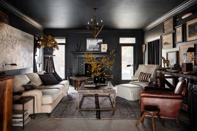  Rustic Living Room. Old Creek by Sean Anderson Design.