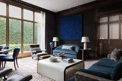  Transitional Family Home Living Room. FRENCH INFUSED TOWNHOUSE by William McIntosh Design.