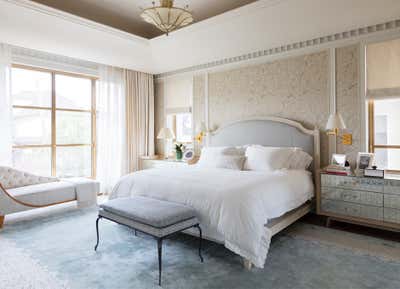  Transitional Family Home Bedroom. FRENCH INFUSED TOWNHOUSE by William McIntosh Design.