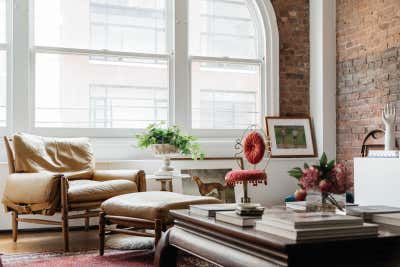  Eclectic Apartment Living Room. Tribeca Loft by Jae Joo Designs.