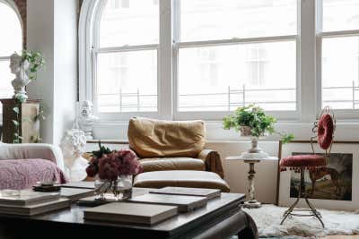  Bohemian Living Room. Tribeca Loft by Jae Joo Designs.