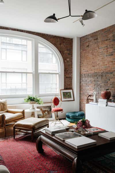  Organic Apartment Living Room. Tribeca Loft by Jae Joo Designs.