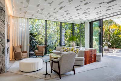  Contemporary Family Home Living Room. Miami Beach Modern Residence by Brown Davis Architecture & Interiors.
