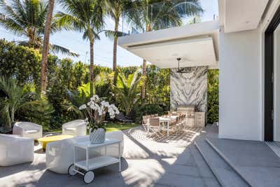  Transitional Family Home Exterior. Miami Beach Modern Residence by Brown Davis Architecture & Interiors.