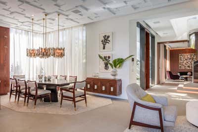 Contemporary Dining Room. Miami Beach Modern Residence by Brown Davis Architecture & Interiors.