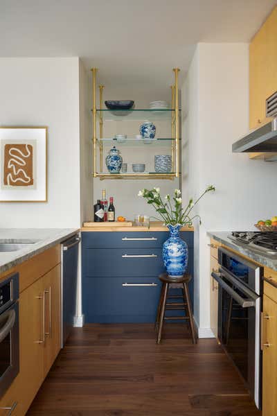  Transitional Apartment Kitchen. Brooklyn Eclectic by Samantha Ware Designs.