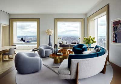  Contemporary Apartment Living Room. PARK AVENUE AERIE by William McIntosh Design.