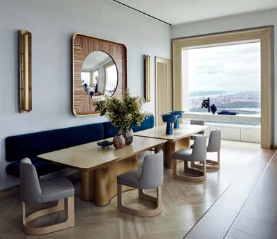  Modern Apartment Dining Room. PARK AVENUE AERIE by William McIntosh Design.