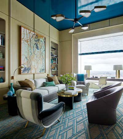 Modern Apartment Living Room. PARK AVENUE AERIE by William McIntosh Design.