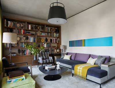  Contemporary Apartment Living Room. ART FILLED FAMILY HOME by William McIntosh Design.