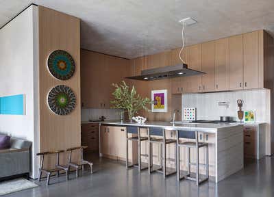  Modern Apartment Kitchen. ART FILLED FAMILY HOME by William McIntosh Design.