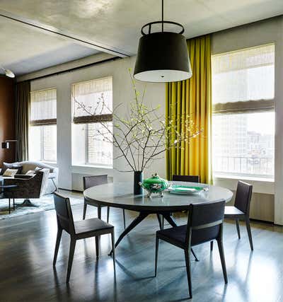  Modern Apartment Dining Room. ART FILLED FAMILY HOME by William McIntosh Design.