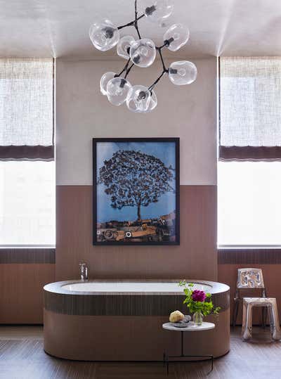  Modern Apartment Bathroom. ART FILLED FAMILY HOME by William McIntosh Design.