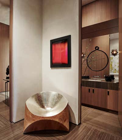  Modern Apartment Bathroom. ART FILLED FAMILY HOME by William McIntosh Design.