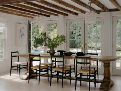  Contemporary Vacation Home Dining Room. Sag Harbor by Anna Karlin.