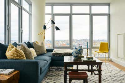  Transitional Apartment Living Room. Brooklyn Eclectic by Samantha Ware Designs.