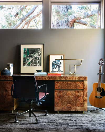 Maximalist Modern Family Home Office and Study. The ’70s Rêve by Chroma.