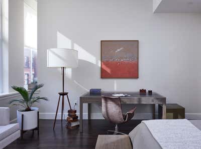  Contemporary Mid-Century Modern Apartment Bedroom. Spring Street Residence by 212box LLC.
