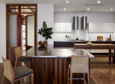  Mid-Century Modern Apartment Kitchen. Spring Street Residence by 212box LLC.