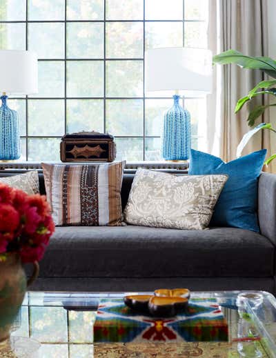  Contemporary Mediterranean Family Home Living Room. Santa Barbara Style in San Mateo by Kari McIntosh Design.