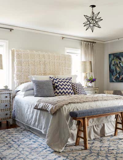  Contemporary Mediterranean Family Home Bedroom. Santa Barbara Style in San Mateo by Kari McIntosh Design.
