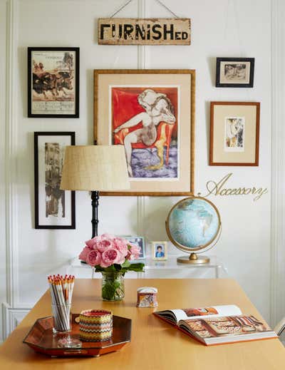  Mediterranean Traditional Family Home Office and Study. Santa Barbara Style in San Mateo by Kari McIntosh Design.