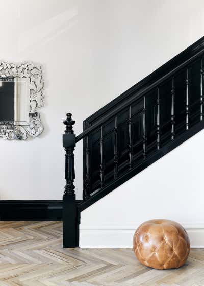  Transitional Family Home Entry and Hall. Pacific Heights  by Rusty Wadatz Design.