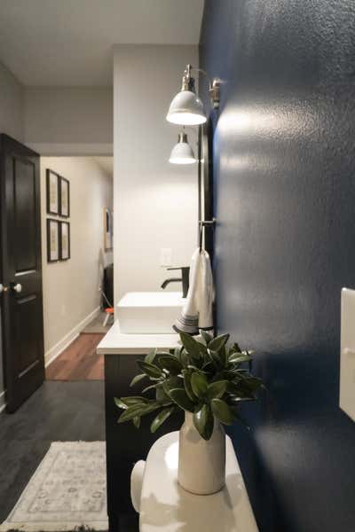  Industrial Bathroom. Industrial Basement Finish by Eden and Gray Design Build.
