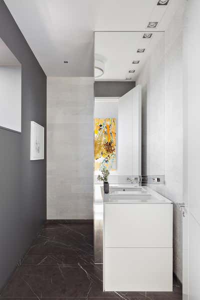  Minimalist Modern Apartment Bathroom. Hudon River Penthouse by Workshop APD.