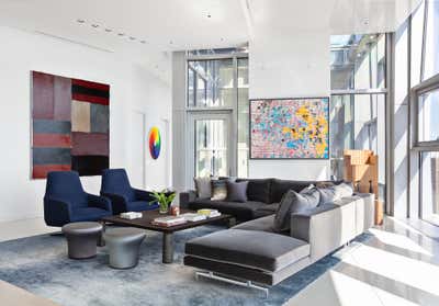  Minimalist Apartment Living Room. Hudon River Penthouse by Workshop APD.