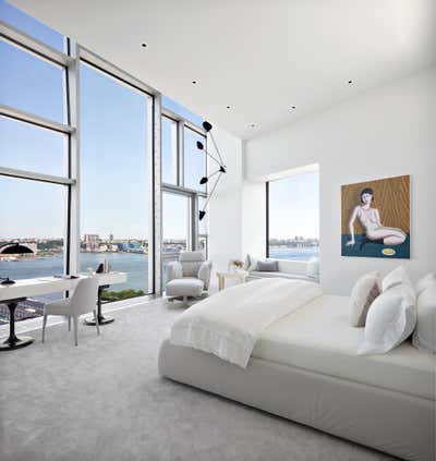  Minimalist Modern Apartment Bedroom. Hudon River Penthouse by Workshop APD.