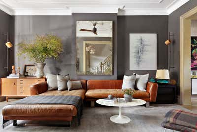  Modern Apartment Living Room. Park Slope Townhouse by Workshop APD.