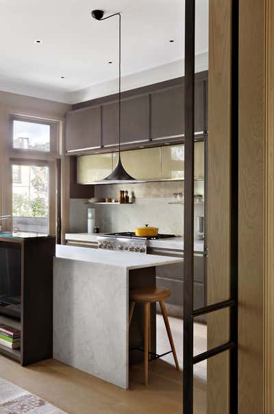  Arts and Crafts Apartment Kitchen. Park Slope Townhouse by Workshop APD.