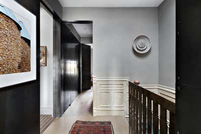 Contemporary Entry and Hall. Park Slope Townhouse by Workshop APD.