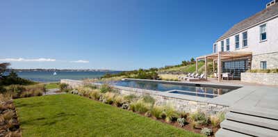  Coastal Beach House Exterior. Nantucket Harbor Compound by Workshop APD.