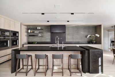  Transitional Beach House Kitchen. Nantucket Harbor Compound by Workshop APD.
