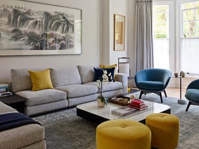  Modern Family Home Living Room. A mindful London dwelling by Carden Cunietti.