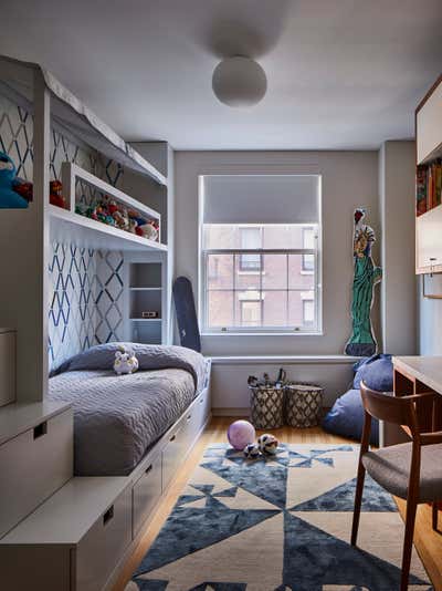  Mid-Century Modern Scandinavian Apartment Children's Room. 5th Avenue by Sigmar.